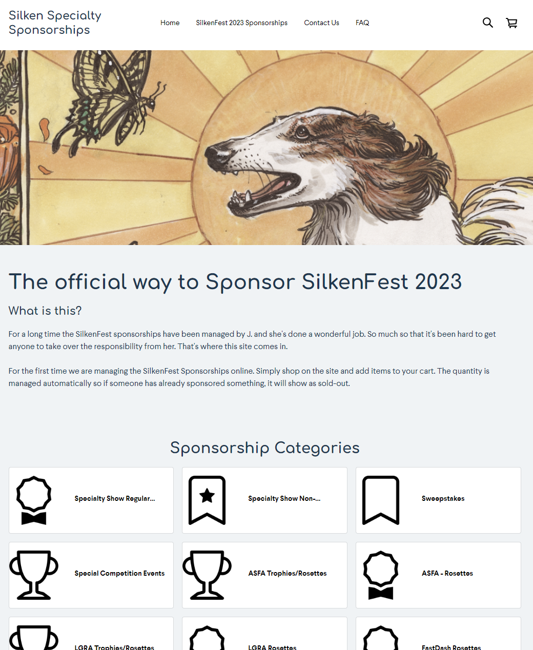 Silkenfest 2023 Sponsorship Site